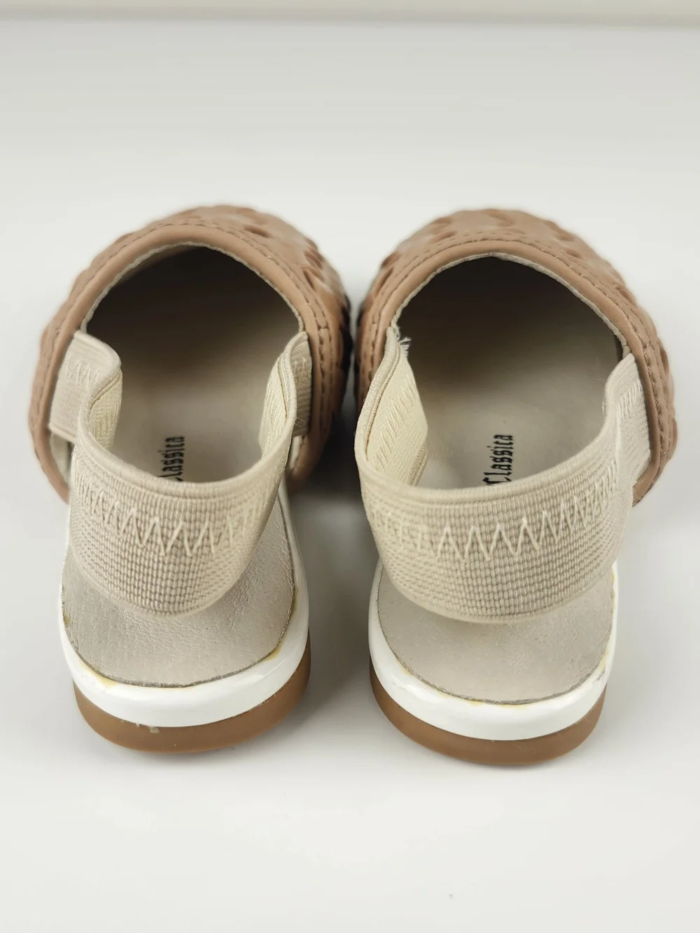 BC Girls Woven Leather Slingback